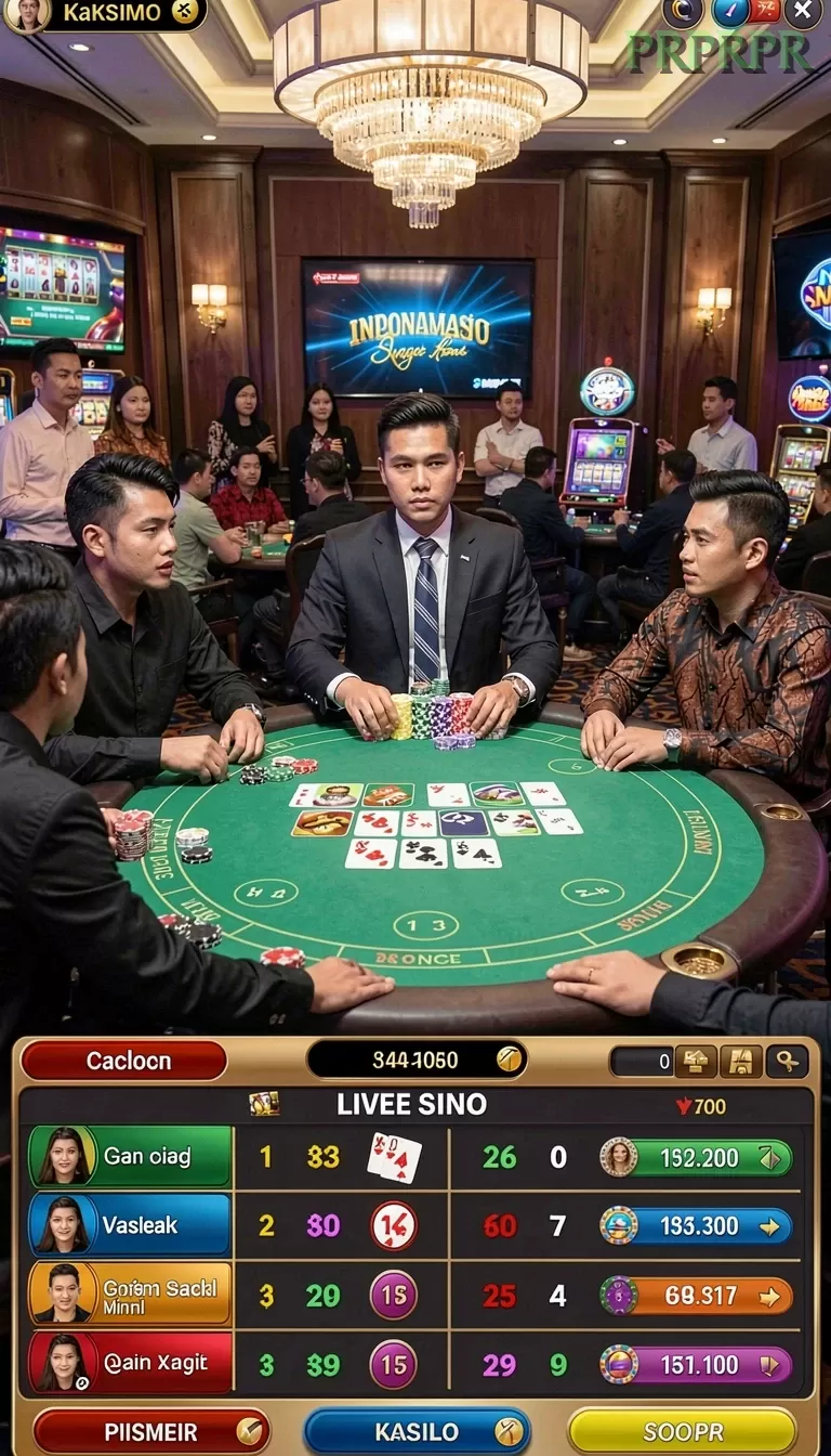 Cuplikan layar JOKER77 — menu navigasi
