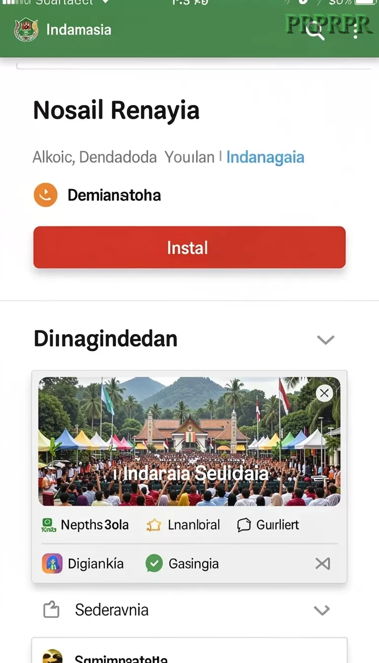 Cuplikan layar SD107 — pengaturan akun