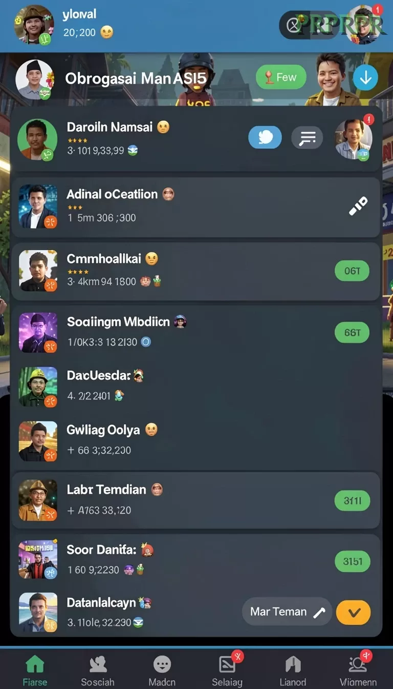 Cuplikan layar RAJABUAYA89 — aktivitas